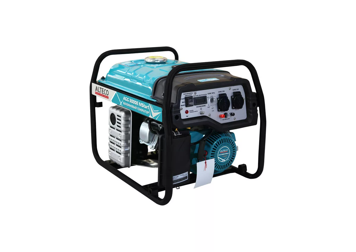 Бензиновый генератор 1 кВт Champion IGG980 220В ручной однофазный двухтактный