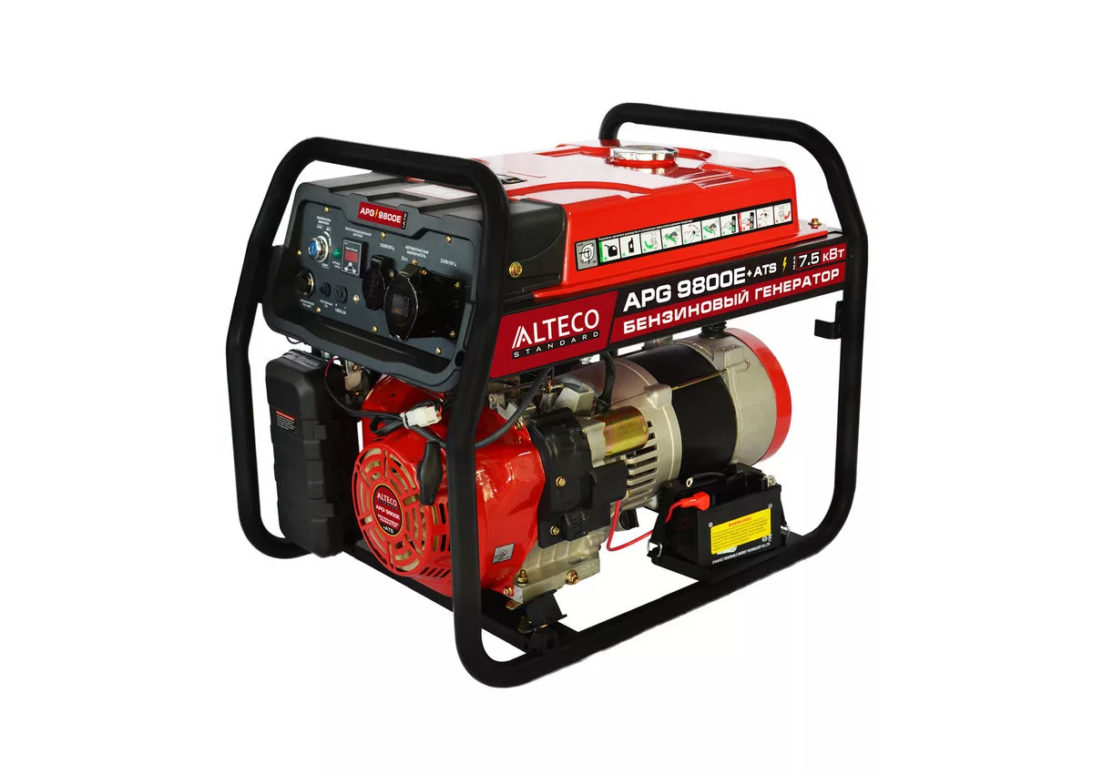 Бензиновый генератор 1 кВт Champion IGG980 220В ручной однофазный двухтактный